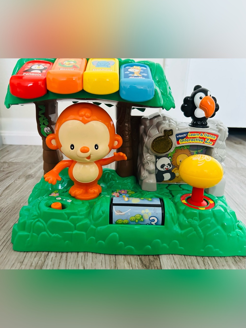 Learn & Dance Interactive Zoo Toy - Orange Monkey